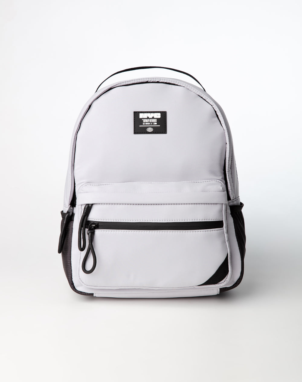 Morral acolchado gris niño