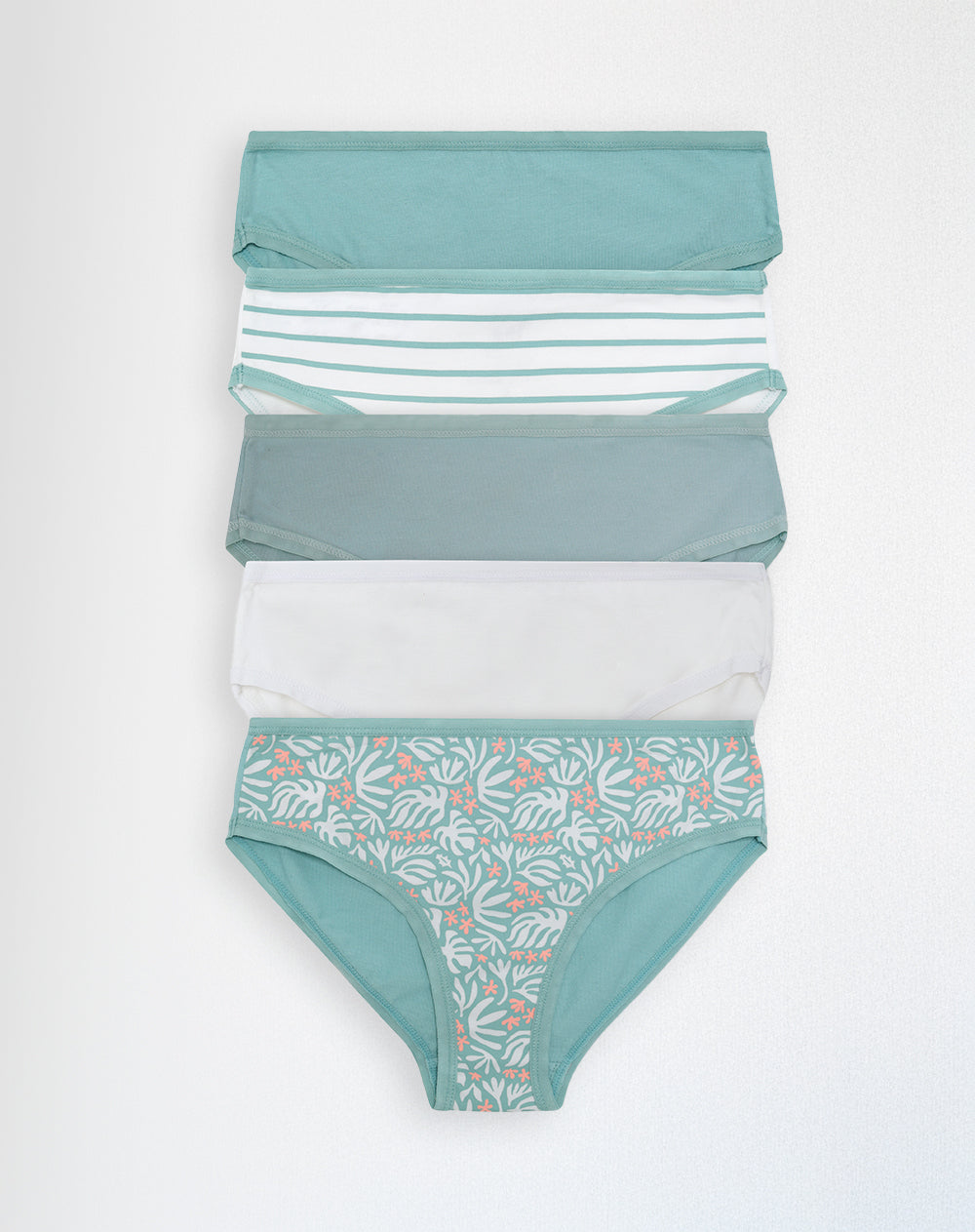 Panty niña algodón x5unds surtido