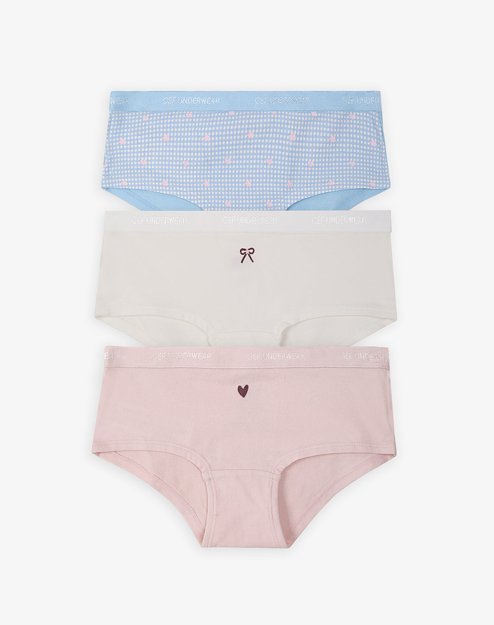 Panty niña algodón x3unds surtido
