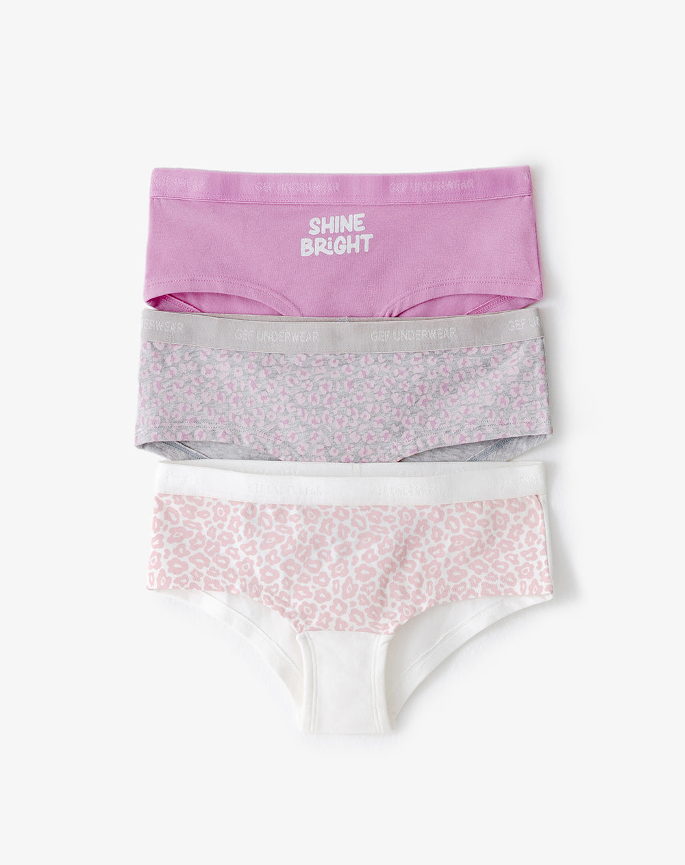 Panty niña algodón x3unds surtido
