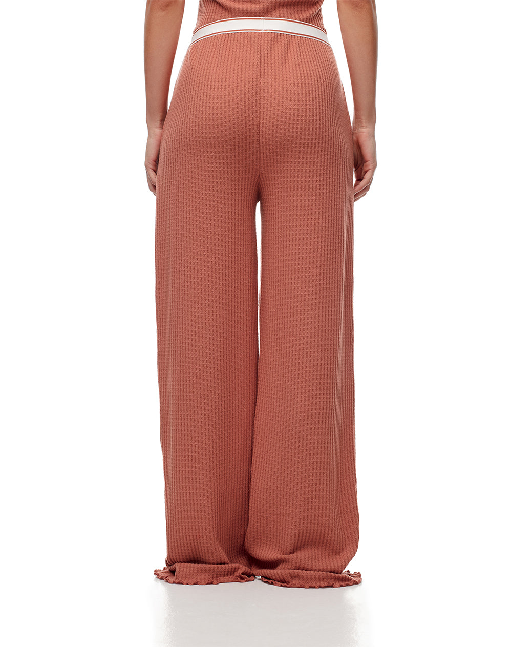 Pantalón de pijama mujer terracota