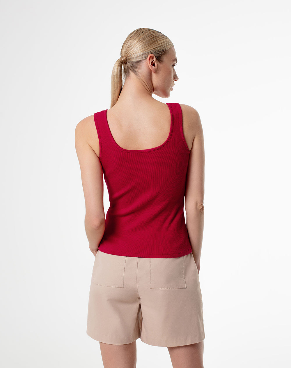 Camiseta Luti slim fit roja