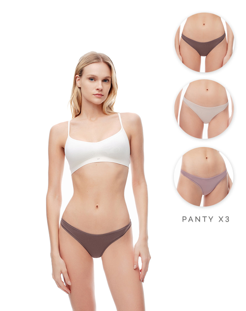 Panty tipo tanga x3unds surtido