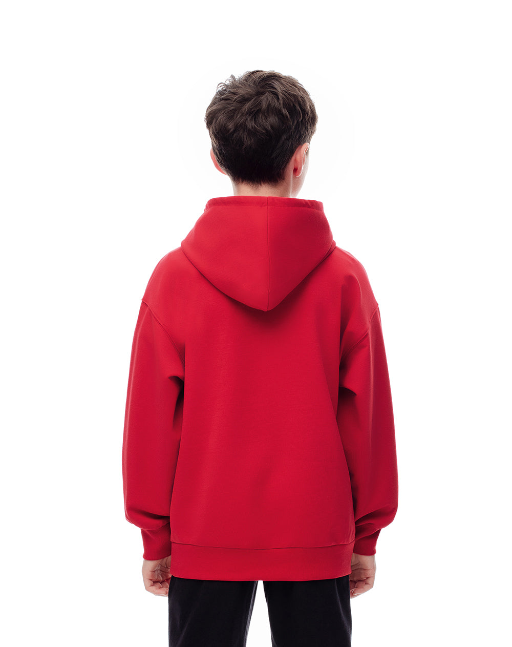 Buzo tipo hoddie rojo niño
