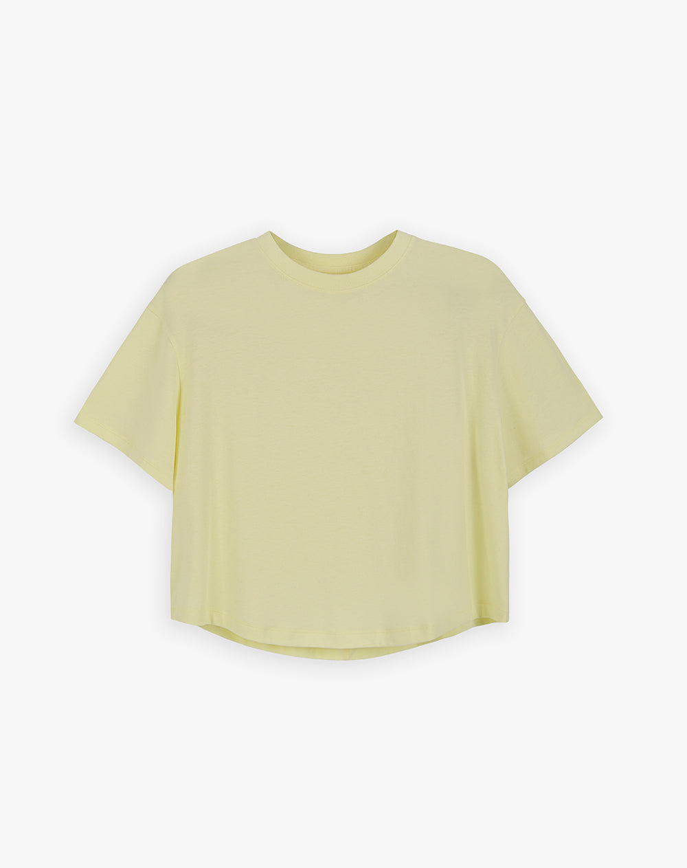 Camiseta holgada amarilla mujer