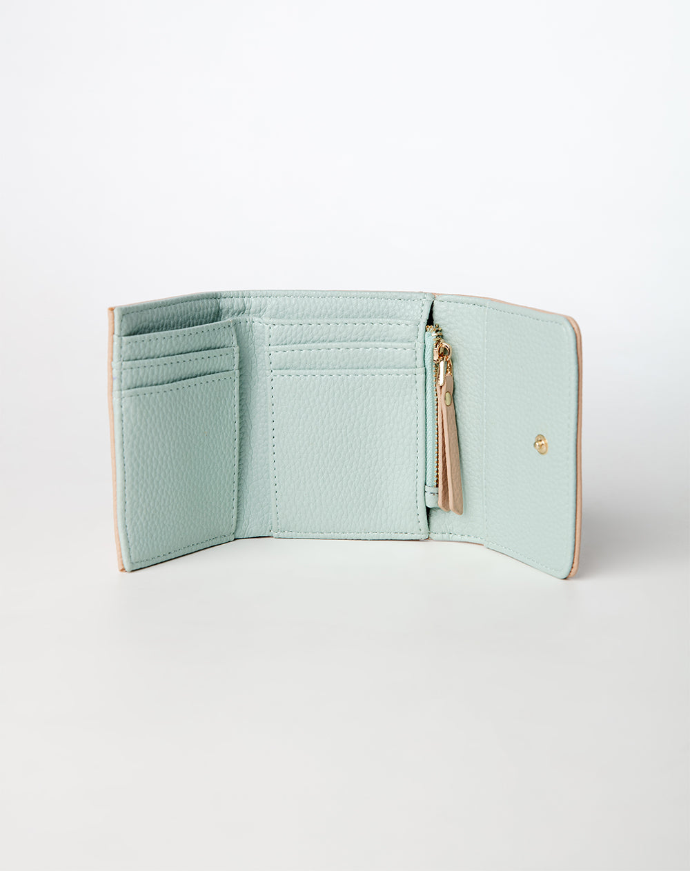 Billetera pequeña beige