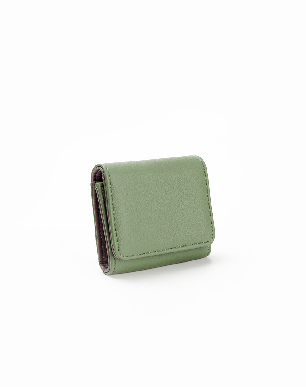 Billetera pequeña verde mujer