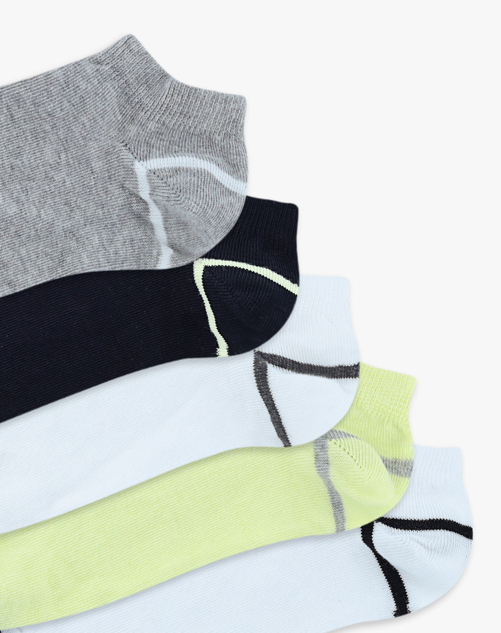 Media hombre tobillera corta pack x5 surtido