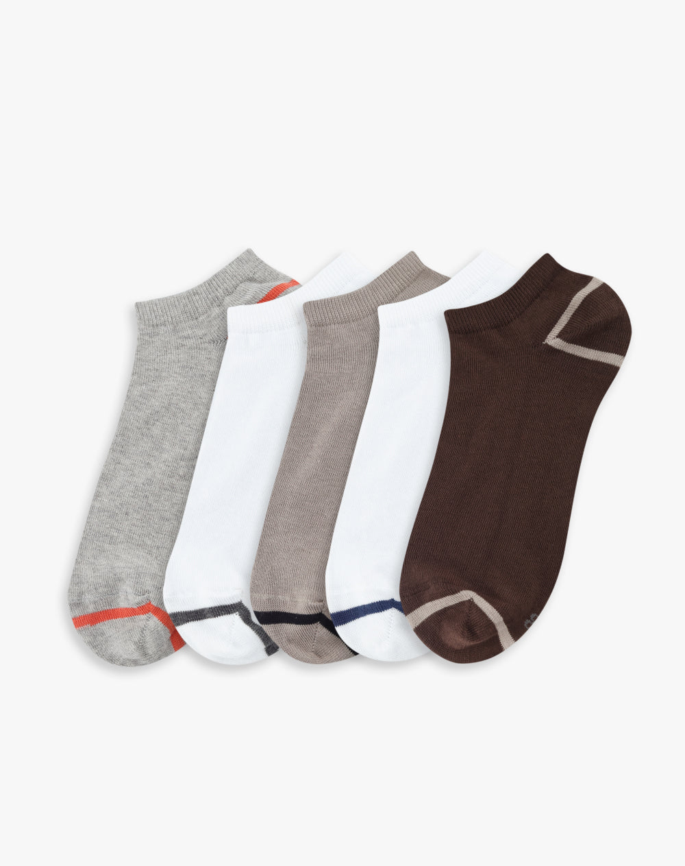 Media hombre tobillera corta pack x5 surtido