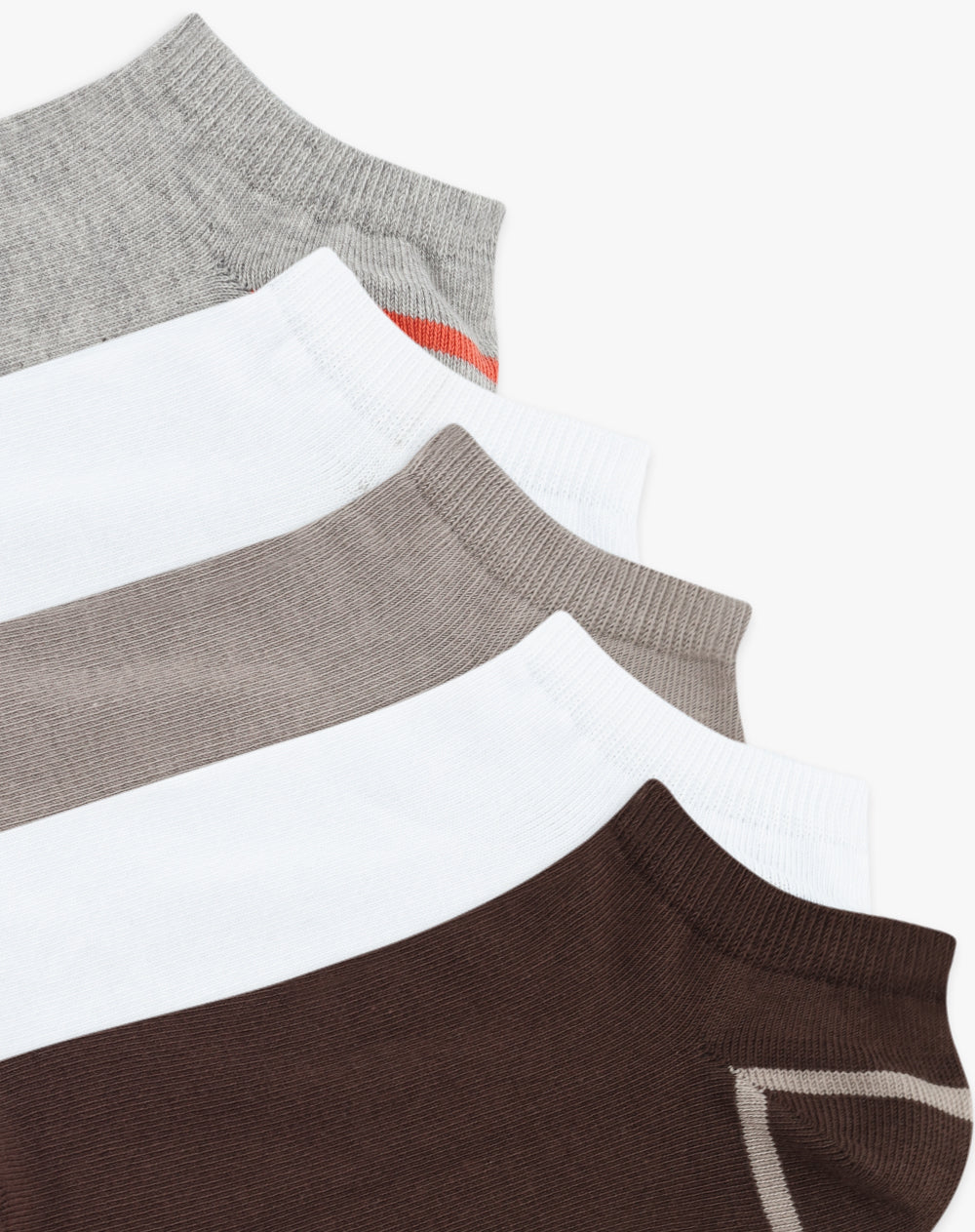 Media hombre tobillera corta pack x5 surtido