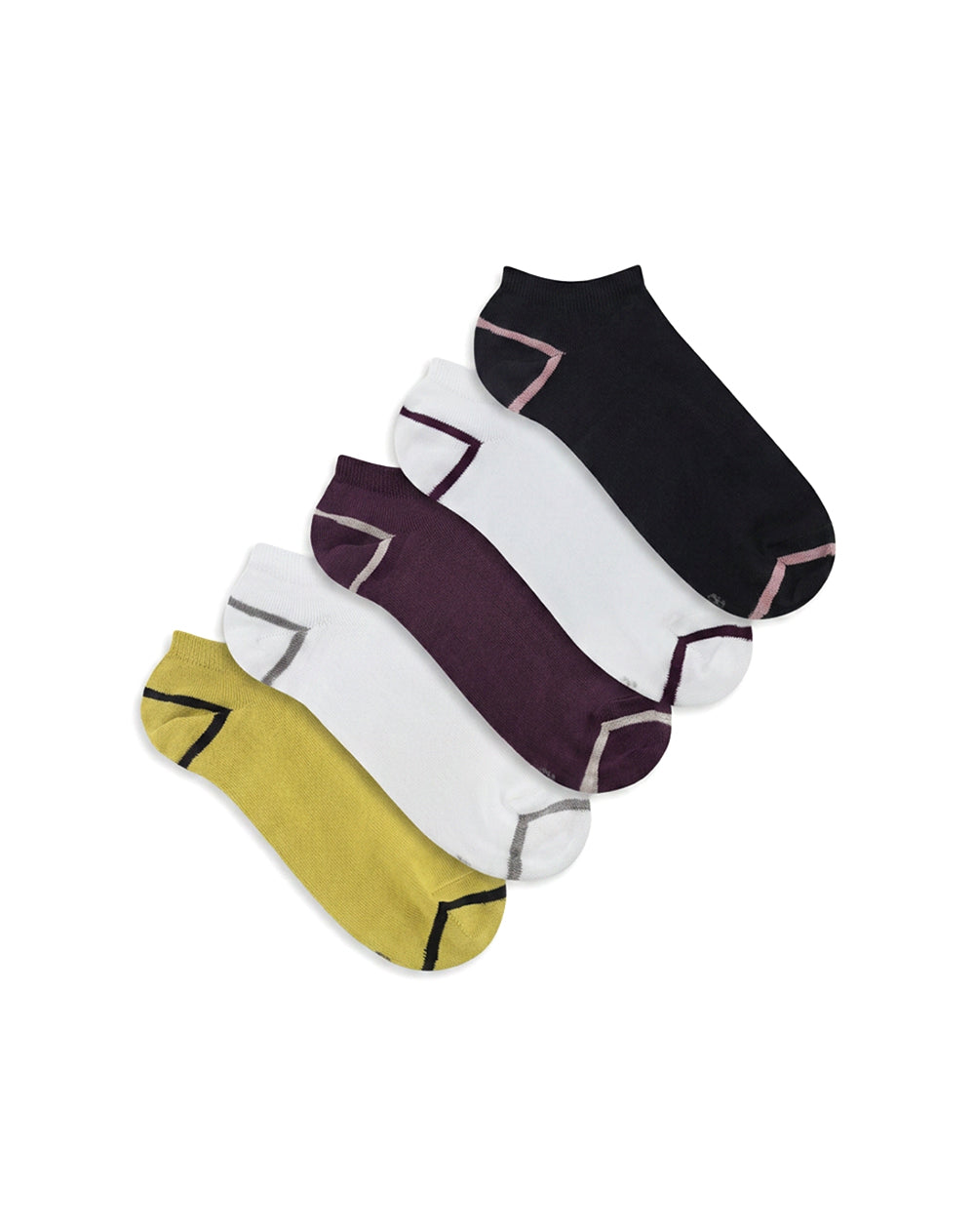 5 pares de medias tobilleras surtido hombre