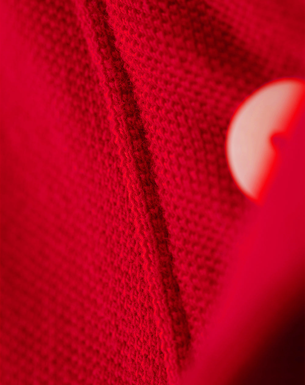 Polo regular algodón roja niño