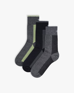 Medias hombre largas pack x3 surtido