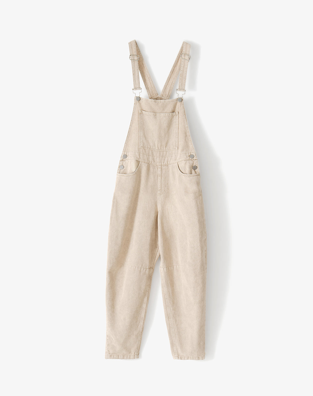 Overol largo denim habano mujer