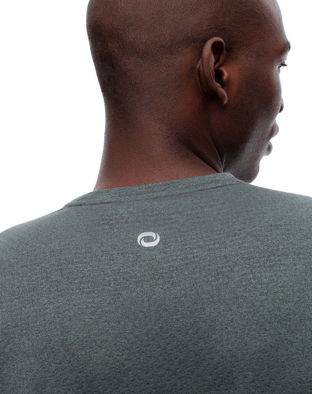 Camiseta deportiva control humedad verde hombre