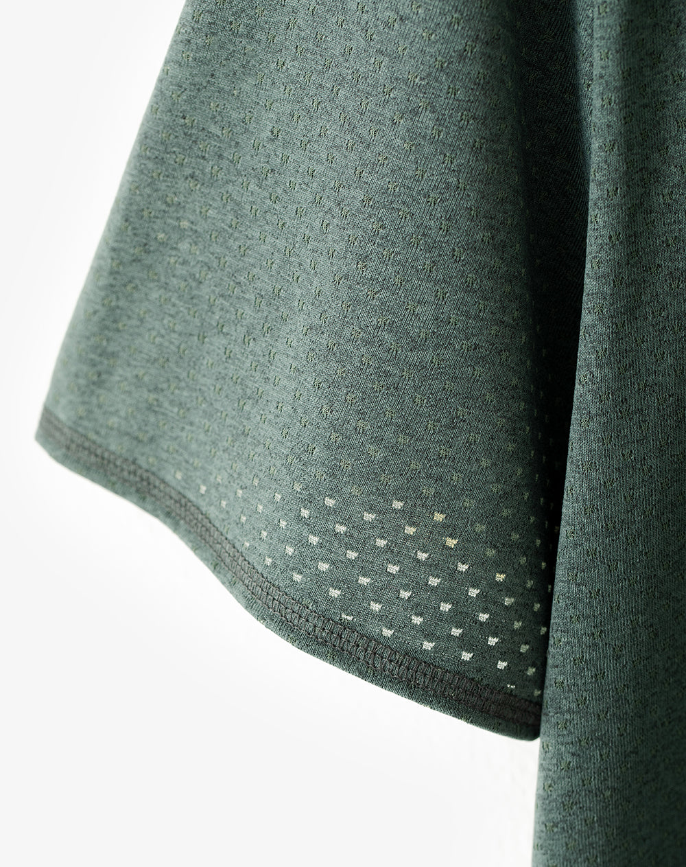 Camiseta deportiva control humedad verde hombre