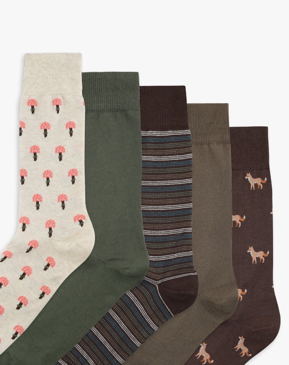 Medias hombre largas pack x5 surtido