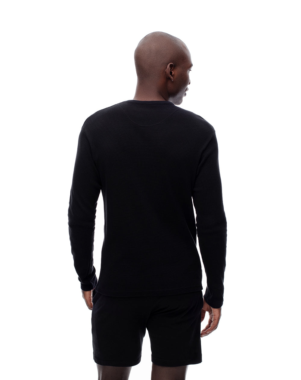 Camibuzo regular algodón negro hombre