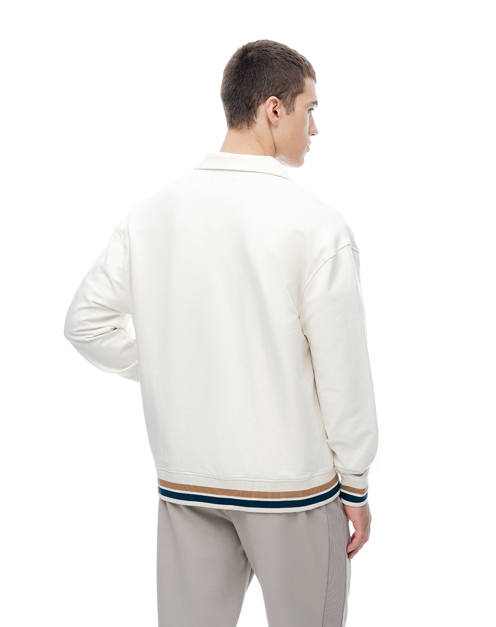 Chaqueta regular vainilla hombre