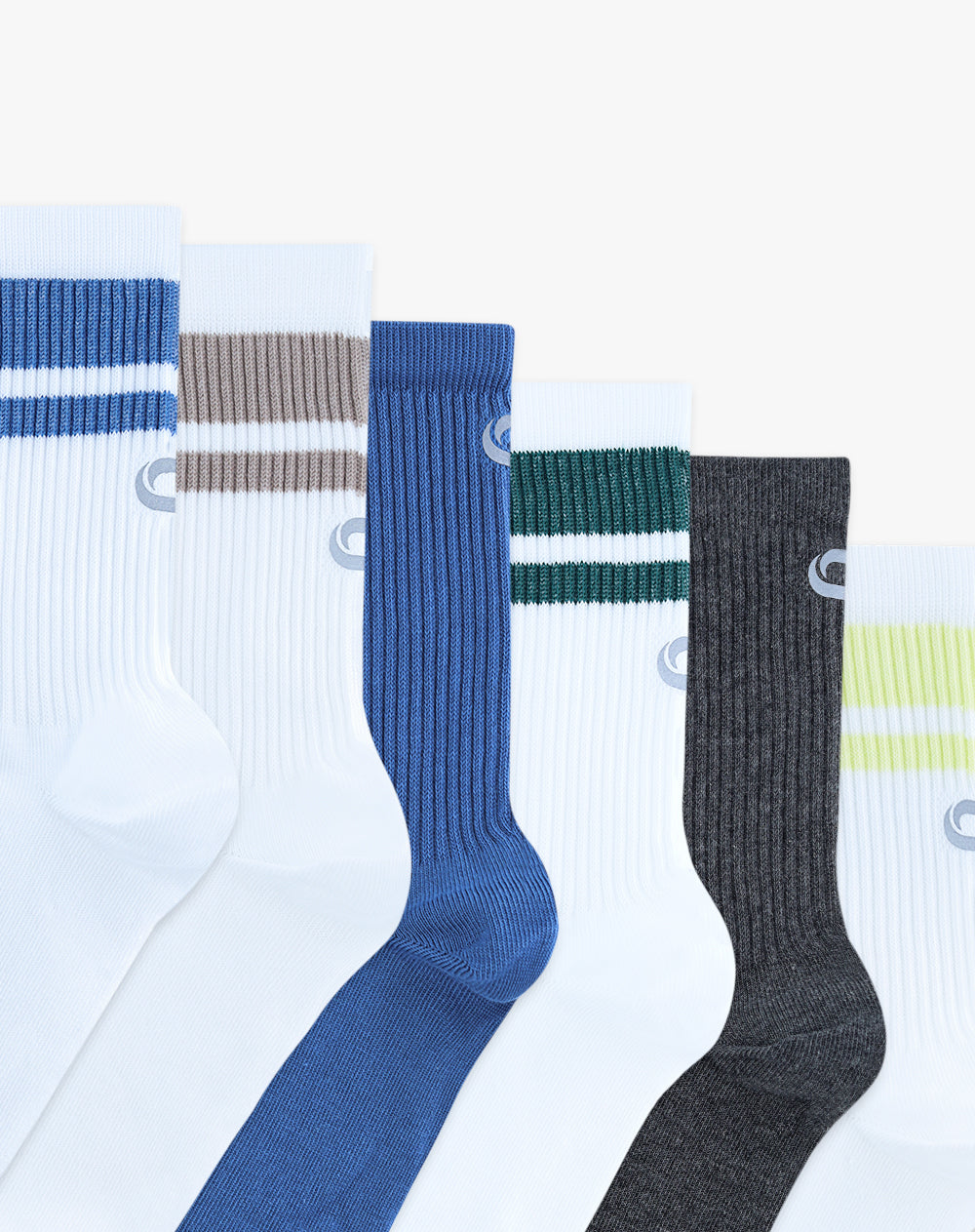 Medias hombre largas pack x6 surtido
