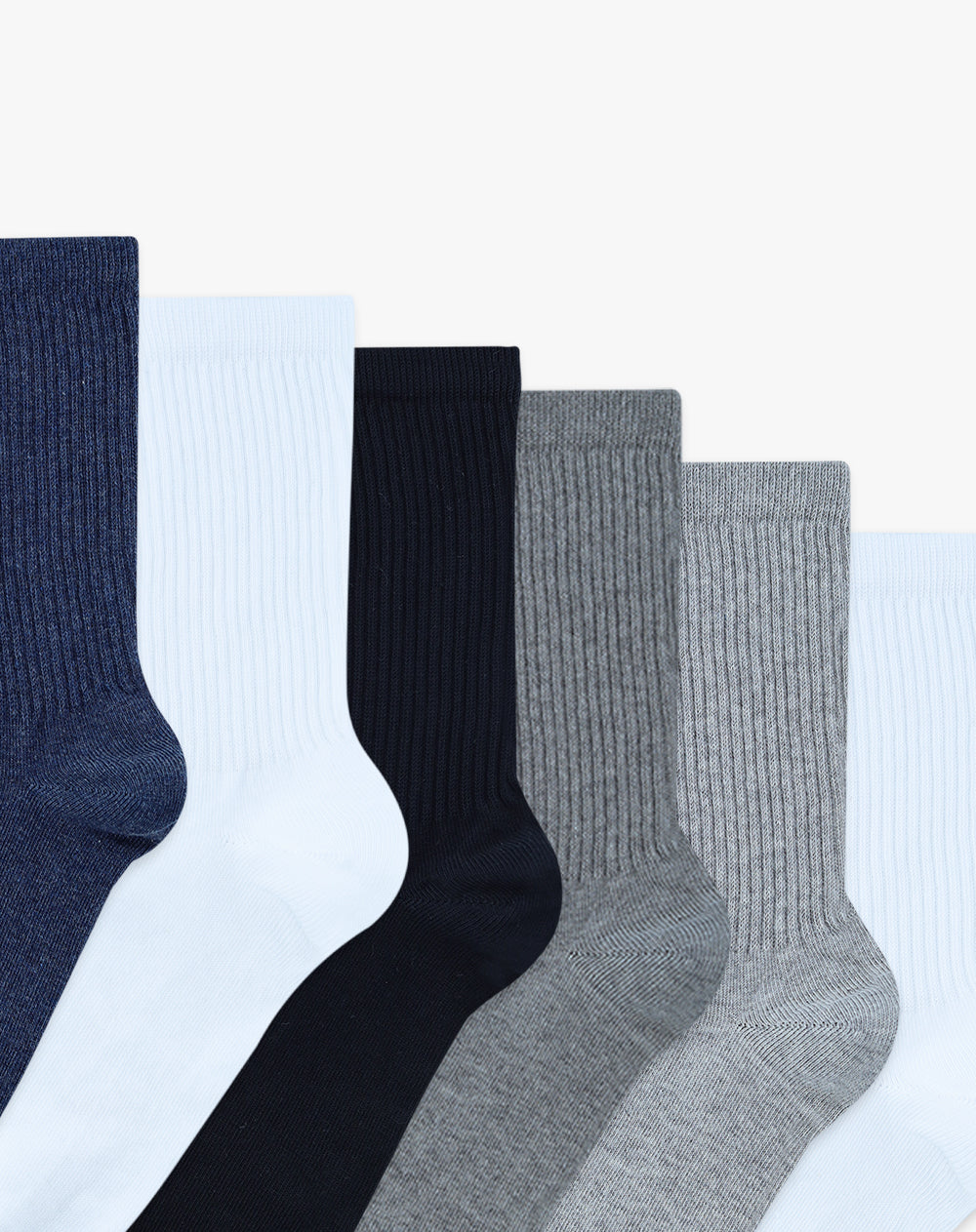 Medias hombre largas pack x6 surtido