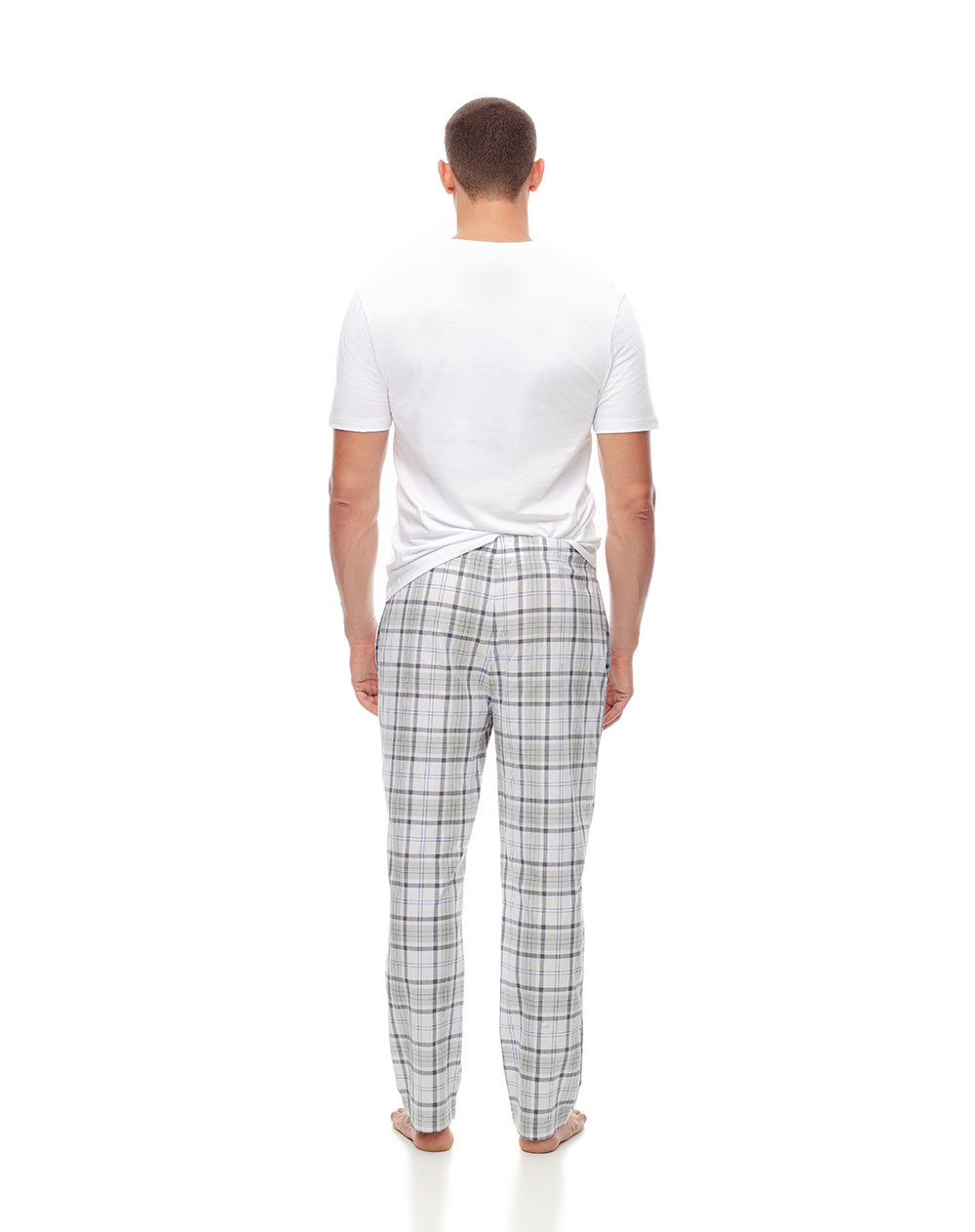 Pijama relaxed fit manga corta blanca