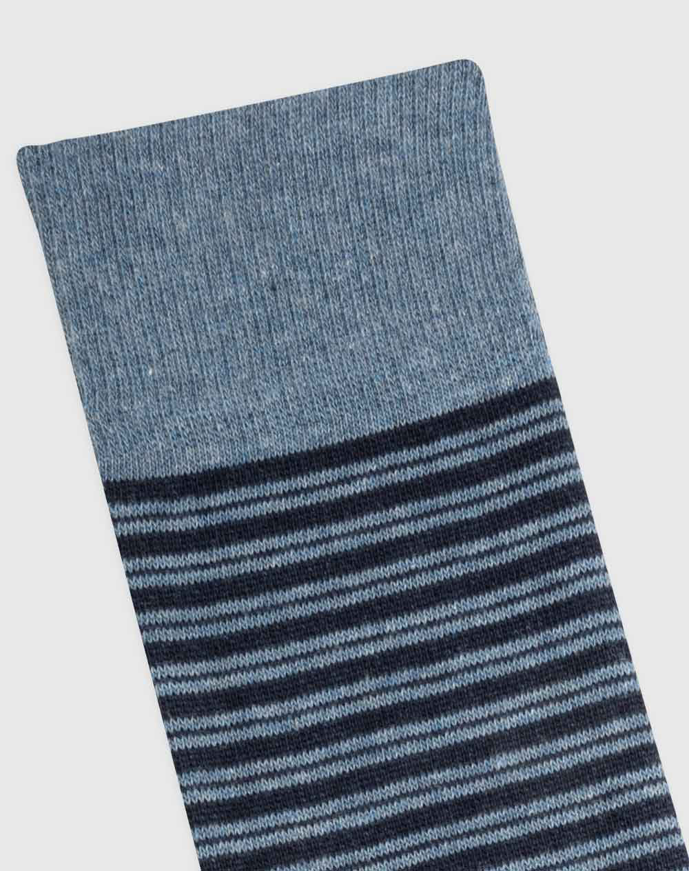 Medias hombre largas algodón pack x3 surtido