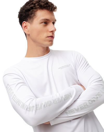 Camibuzo deportivo control humedad blanco hombre