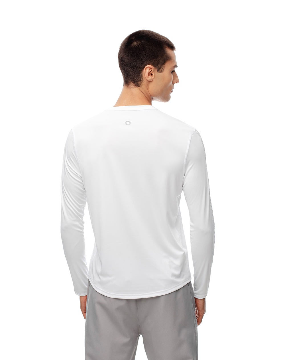 Camibuzo deportivo secado rápido blanco hombre