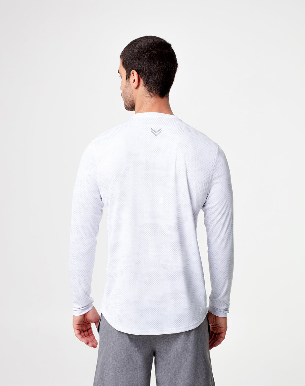 Camibuzo deportivo hombre secado rápido blanco