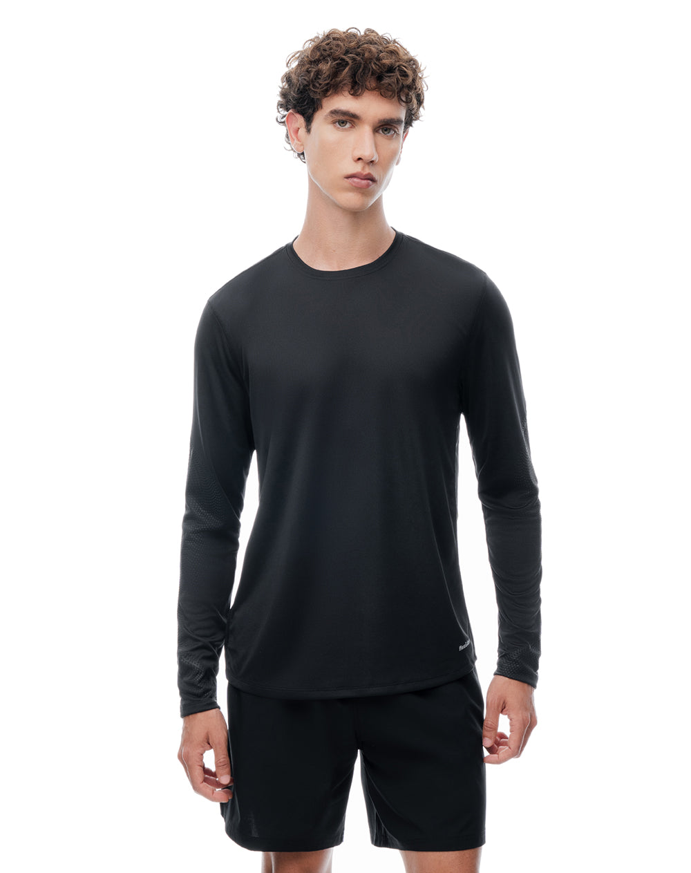 Camibuzo deportivo secado rápido negro hombre