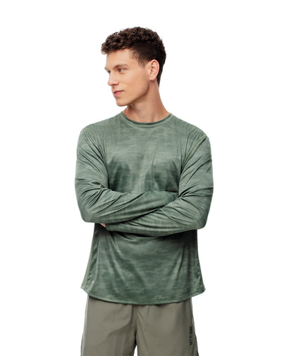 Camibuzo deportivo control humedad verde hombre