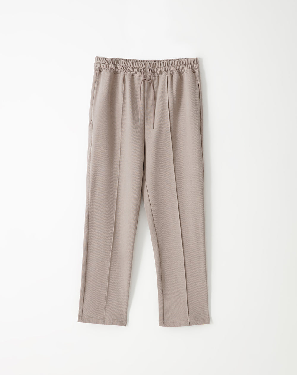 Pantalón relax algodón taupe hombre