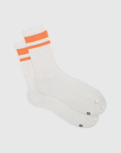 Medias hombre largas algodón crudo