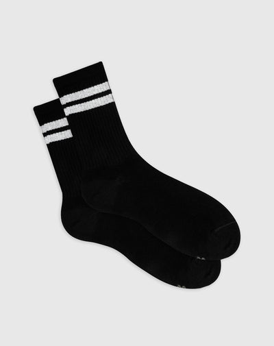 Medias hombre largas algodón negras