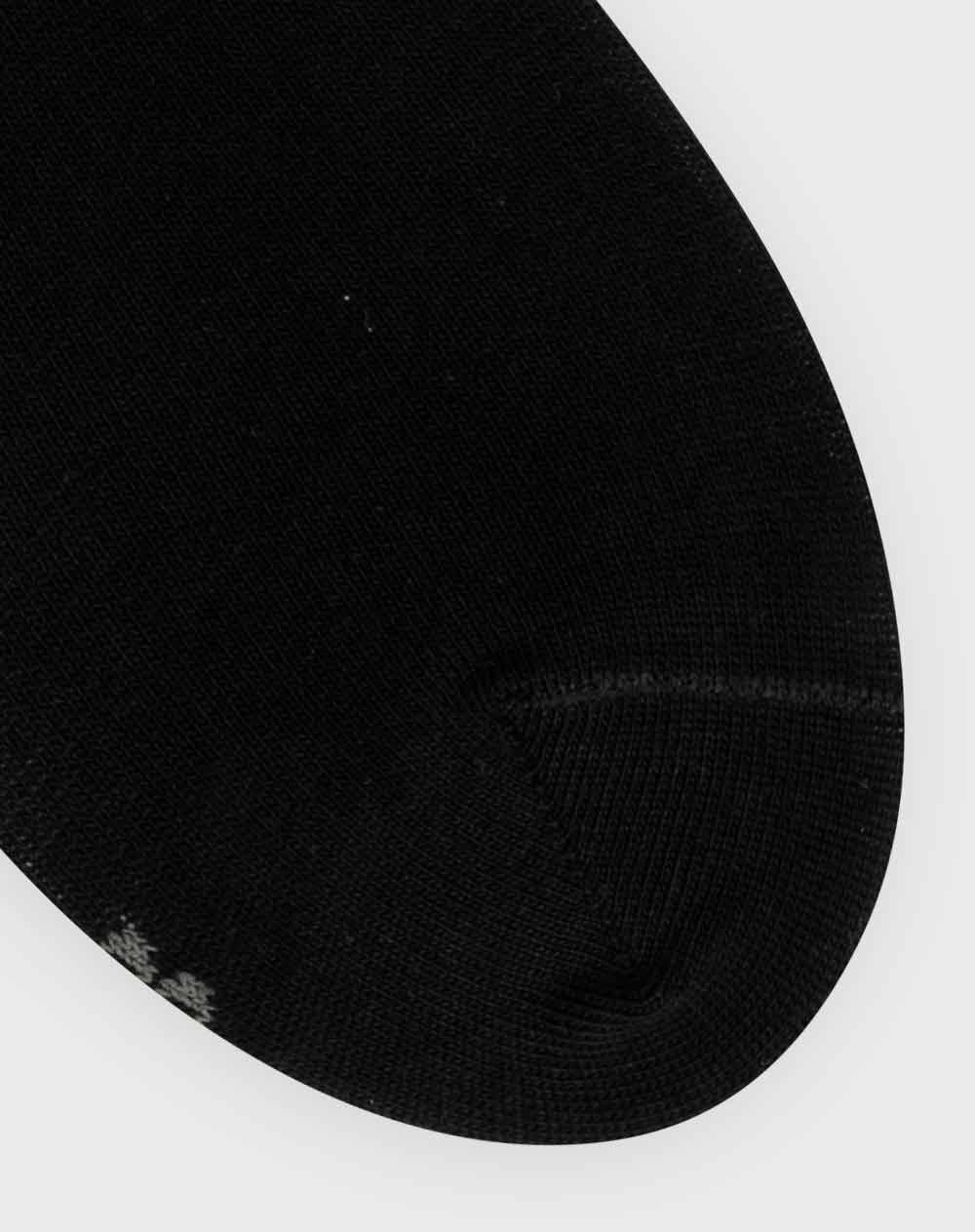 Medias hombre largas algodón negras