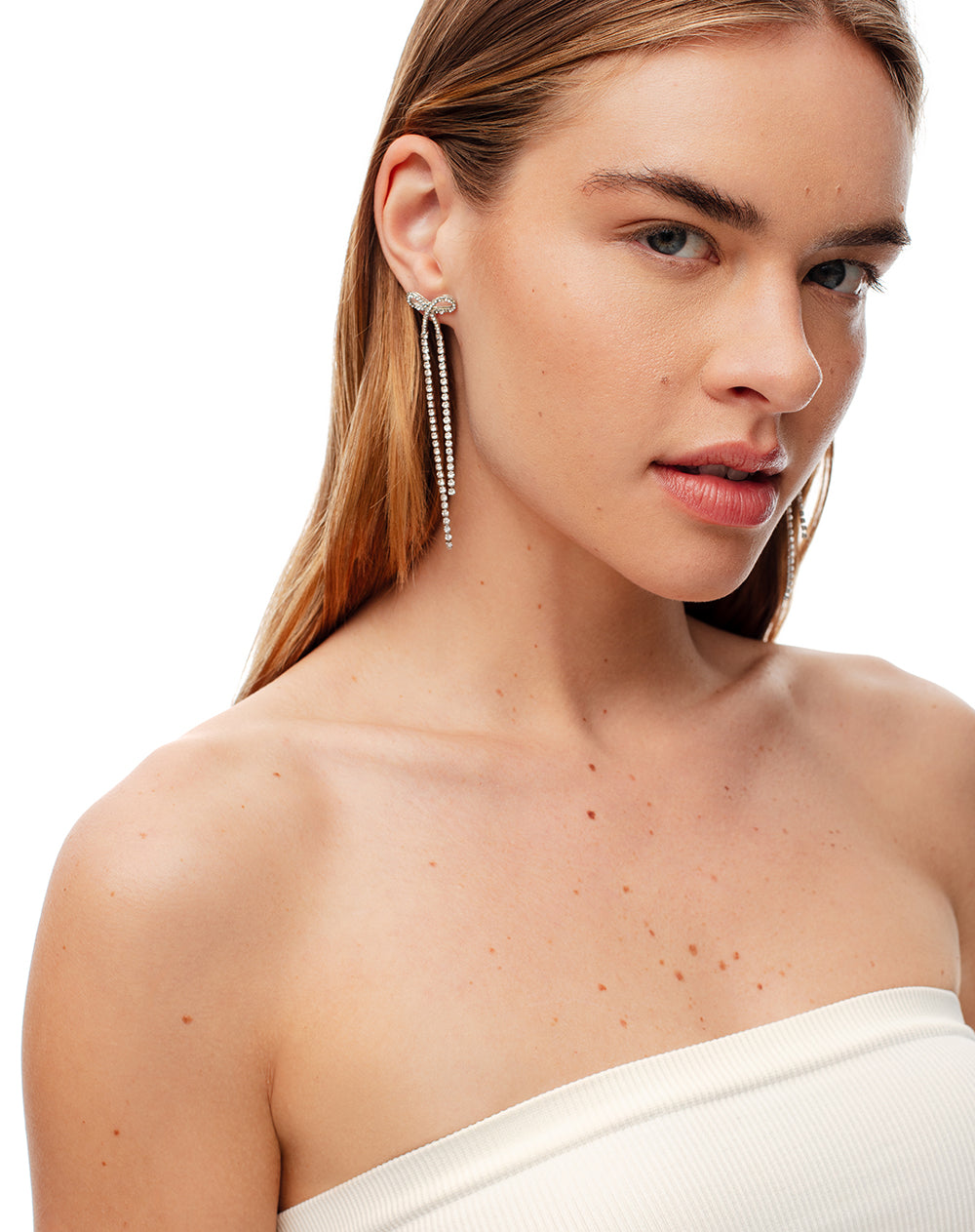Aretes plateados