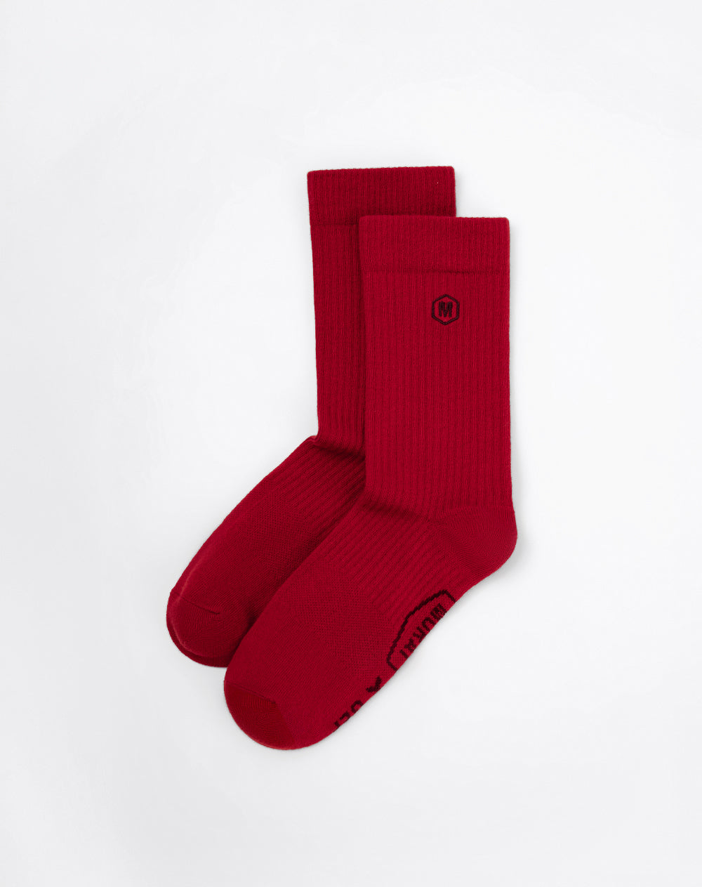 Medias largas rojas unisex