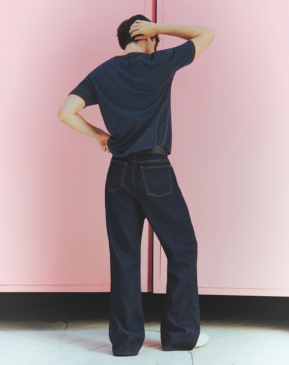 Jean bootcut índigo oscuro hombre