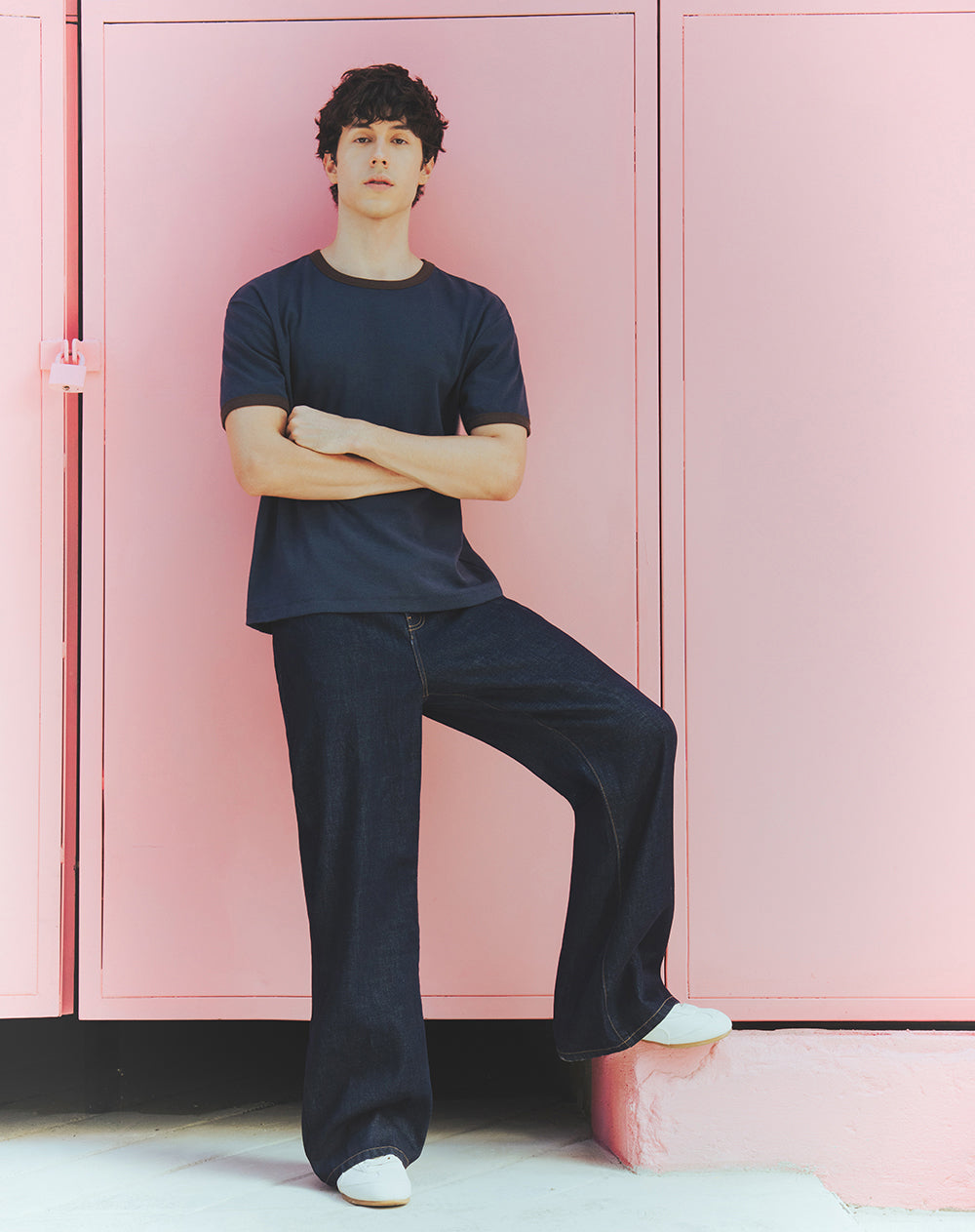 Jean bootcut índigo oscuro hombre