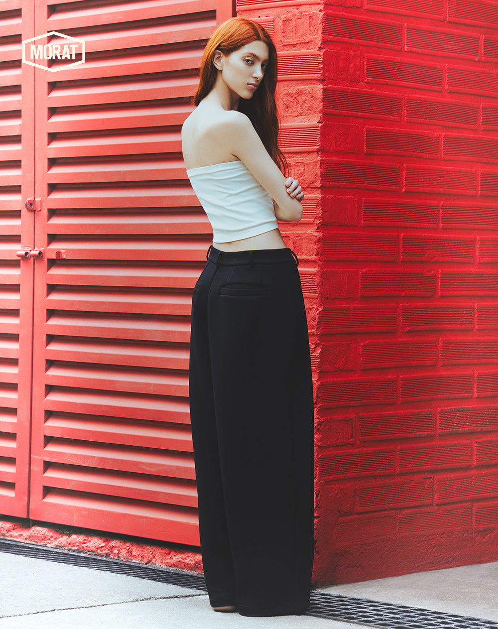 Pantalón oversize negro unisex GEF | MORAT