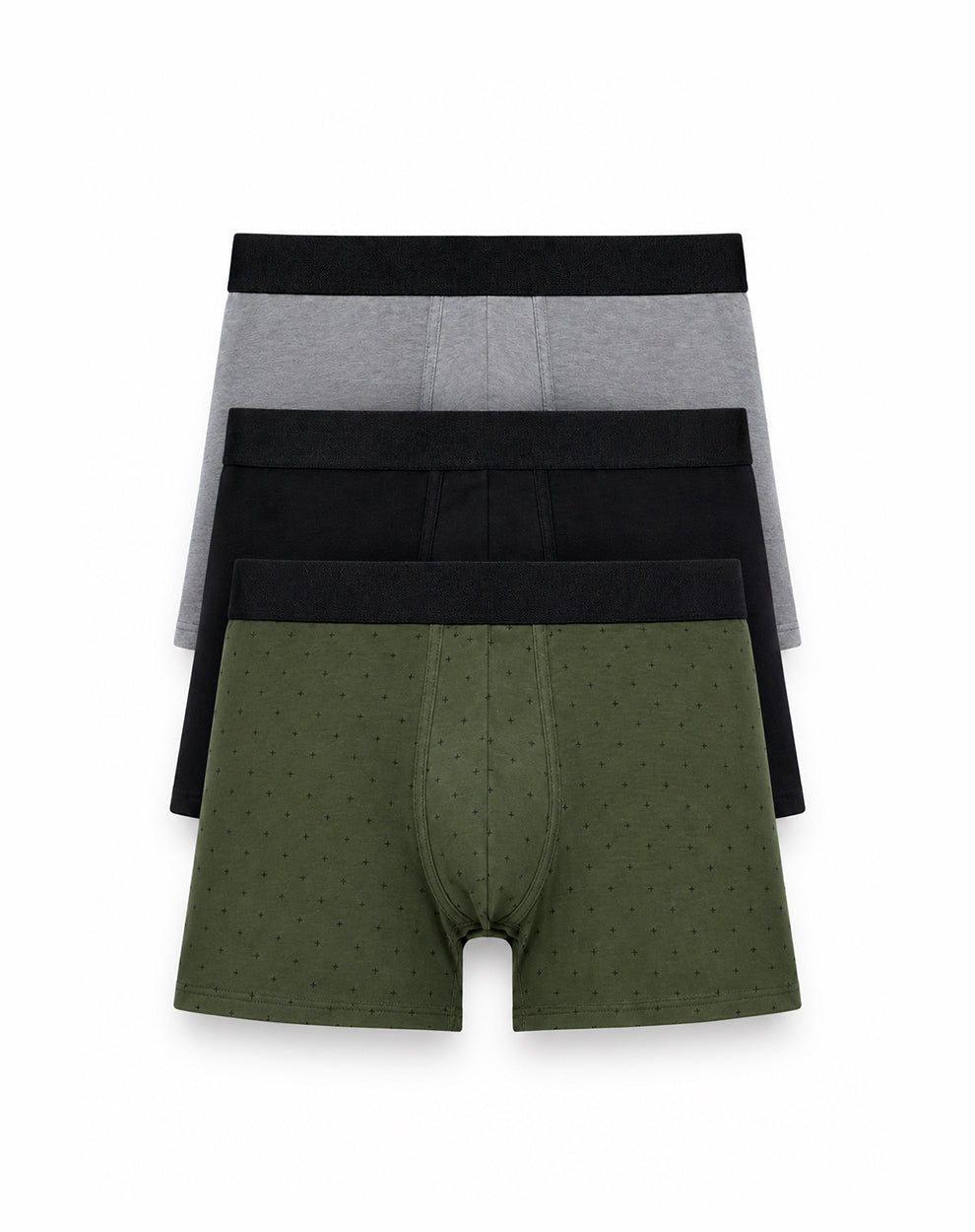 Bóxer medio algodón jersey x3unds surtido hombre