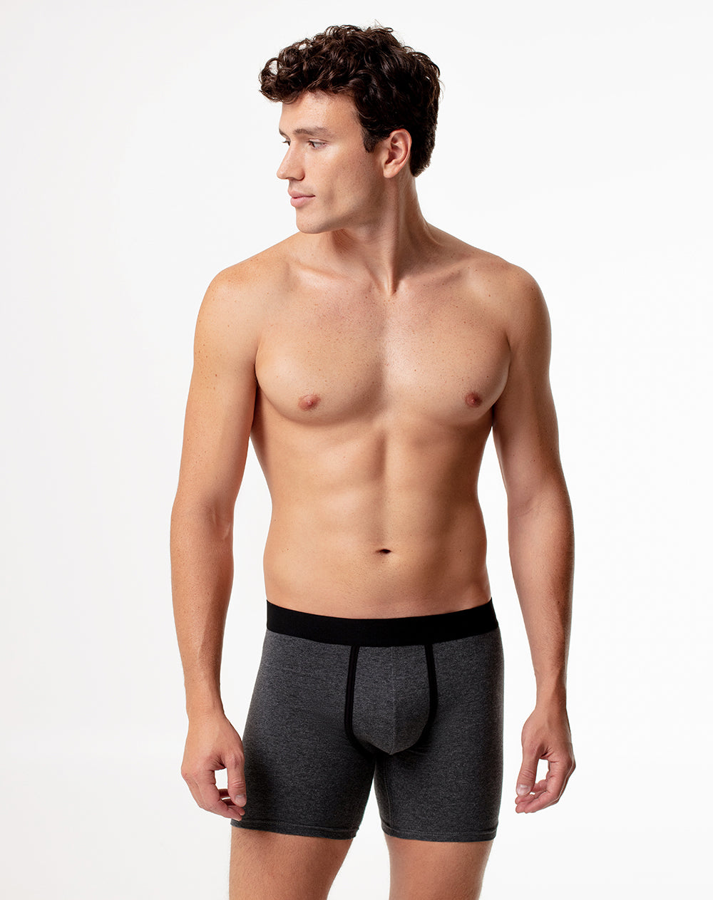 Bóxer medio jersey algodón x3unds surtido