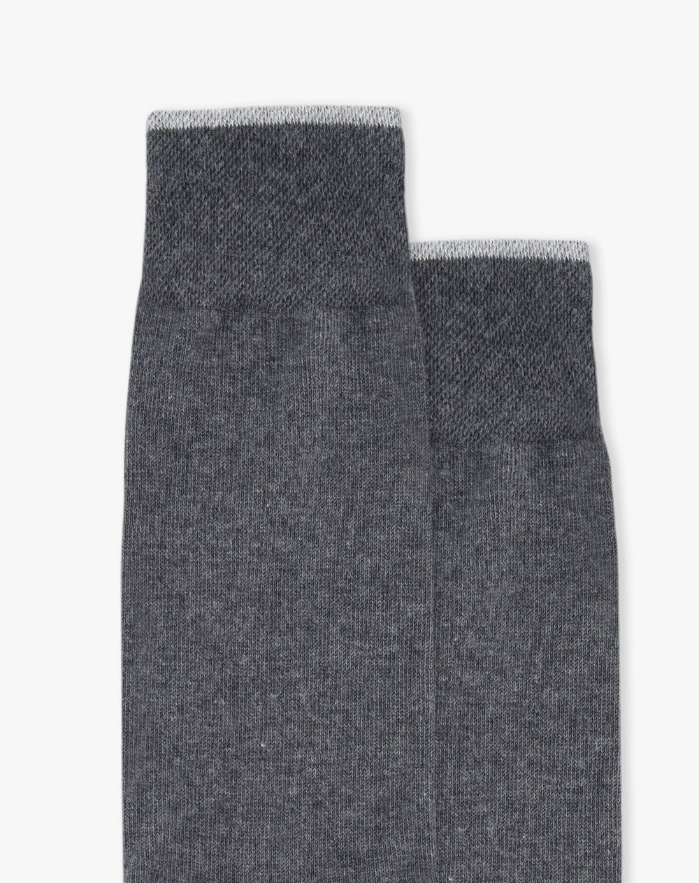 Medias largas gris jaspe oscuro