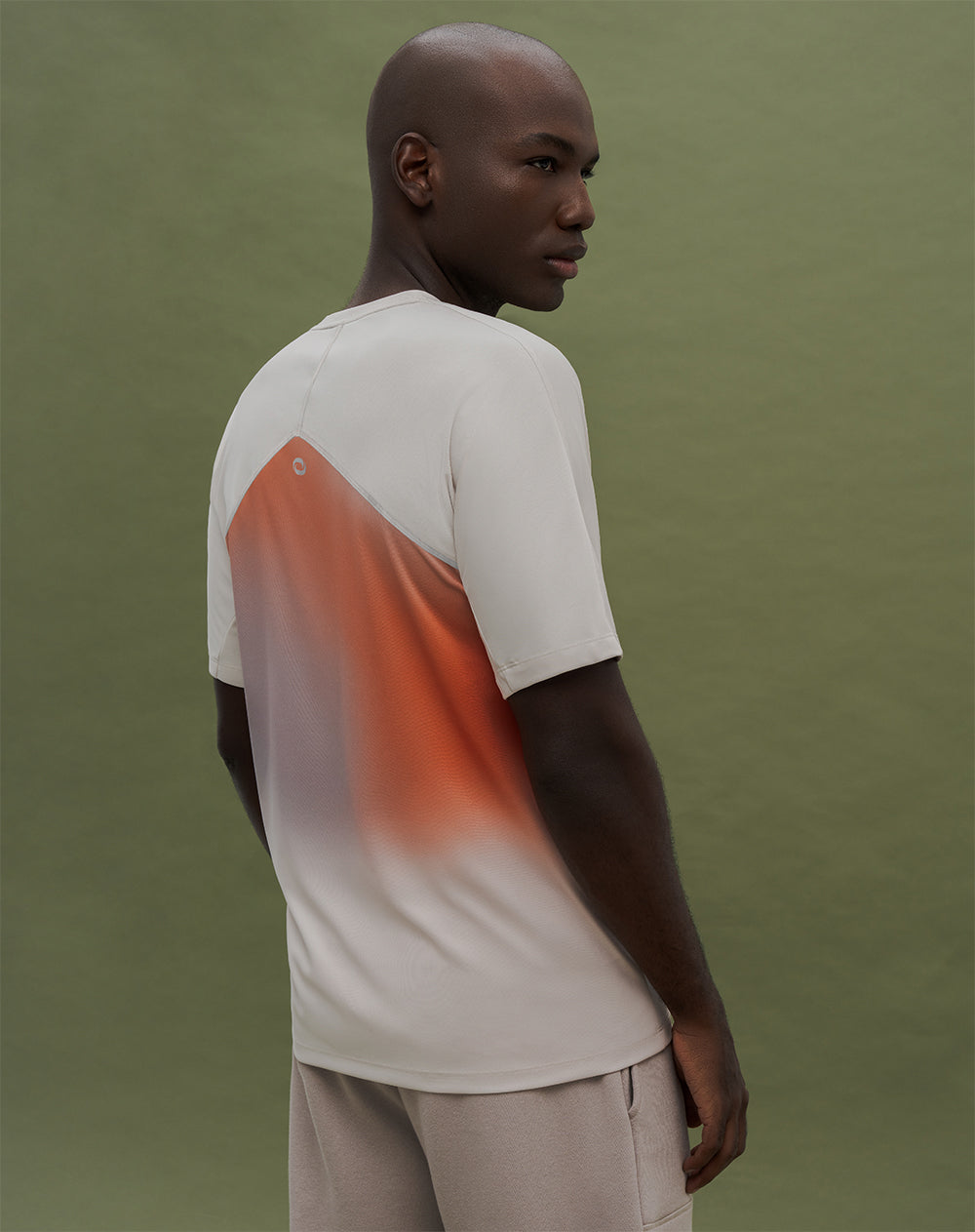 Camiseta deportiva secado rápido habano hombre