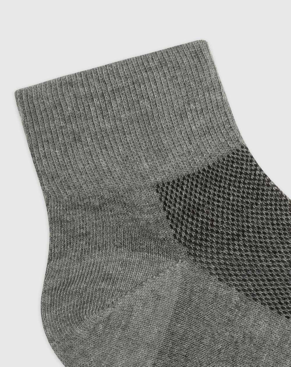 Medias hombre tobillera transpirable pack x5 surtido