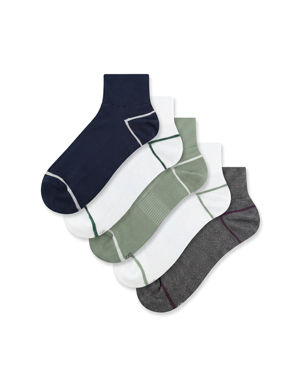 5 pares de medias cortas surtido
