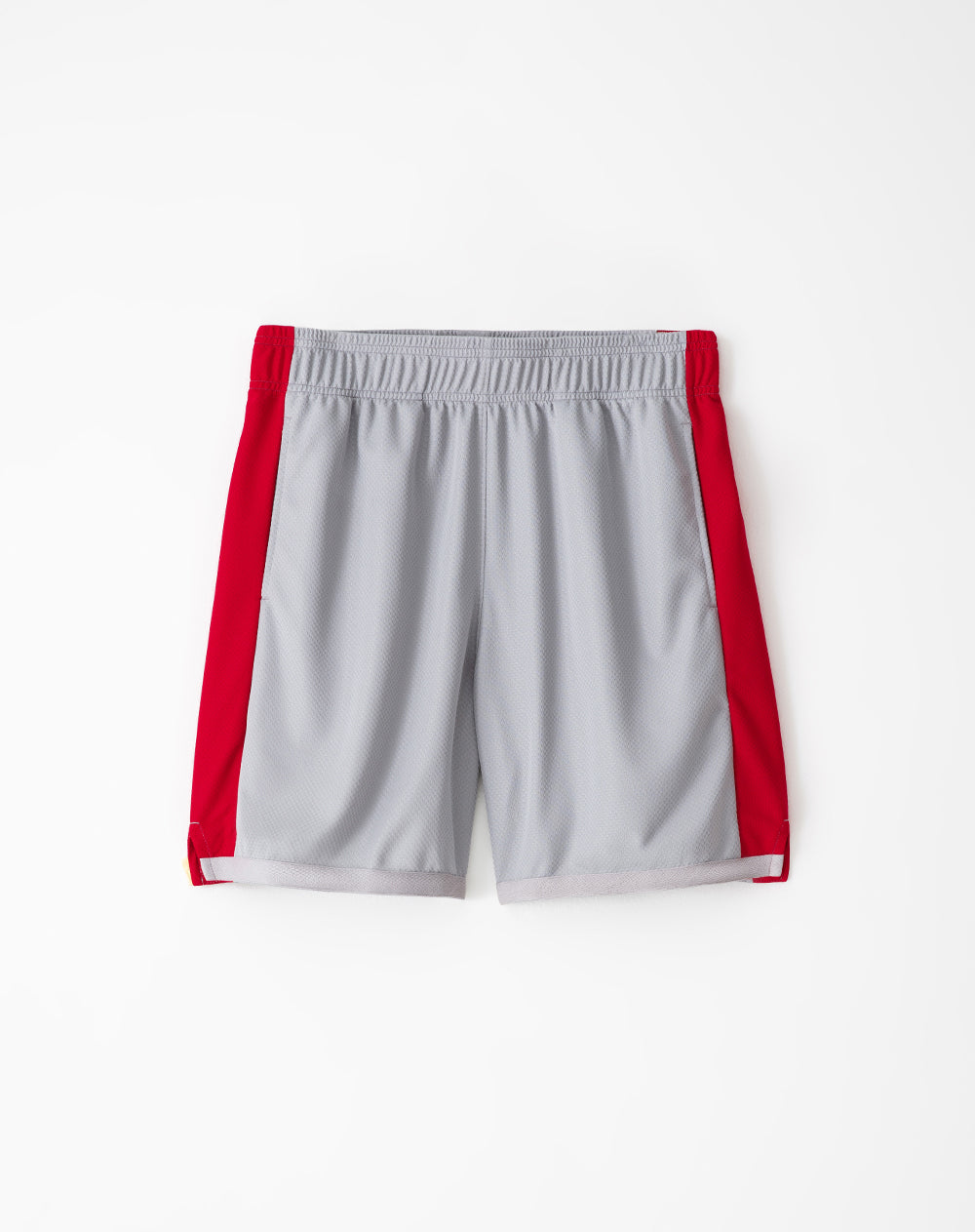 Pantaloneta deportiva secado rápido gris hombre