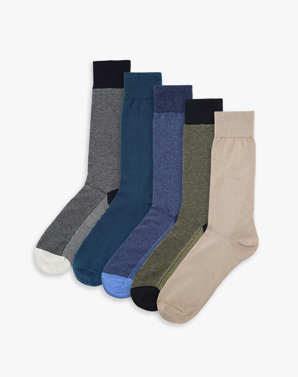 5 pares de medias largas surtido