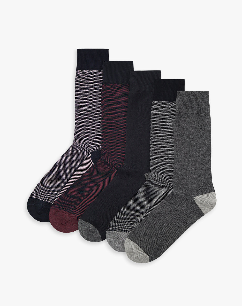 Medias hombre largas pack x5 surtido